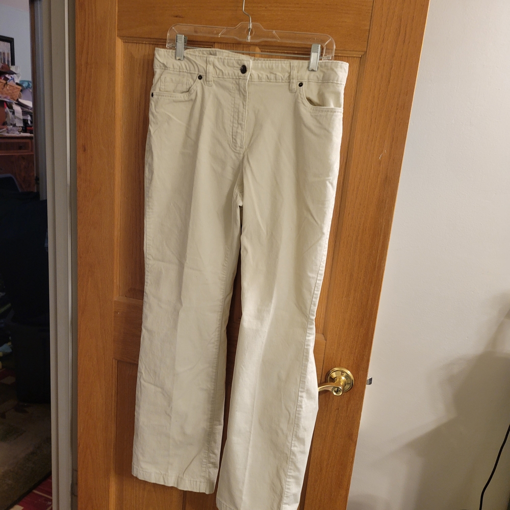 Lands' End Off-White Pants